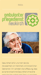 Mobile Screenshot of pflegedienst-neukirch.de